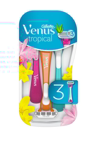 3 x 3 rasoirs jetables Venus tropical - 3 kits