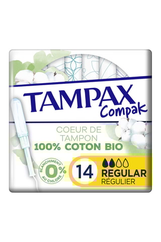 4 x 14 tampons Tampax compak protection régulier - Régulier
