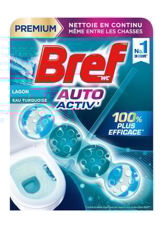 5 x Bloc WC Lagon Bref Auto Activ' - 4 pastilles
