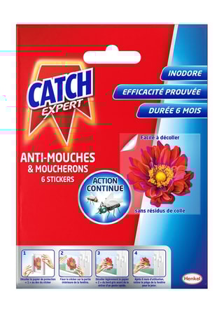 3 x 6 stickers Anti-mouches