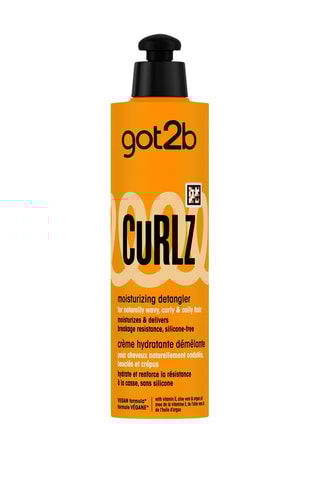 2 x Crème hydratante démêlante Got2B Curlz - Cheveux bouclés et crépus - 200 ml