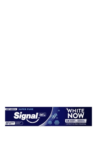 6 x Dentifrice Signal White Now Super Pure - 75 ml