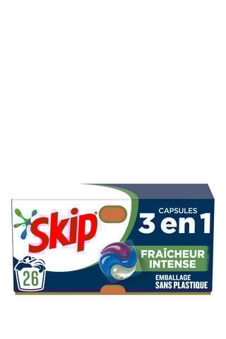 3 x 26 doses de lessive 3-en-1 Skip Fraîcheur Intense