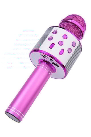 Micro karaoke Bluetooth con funzione registrazione e scheda micro SD - Rosa - TechKidz