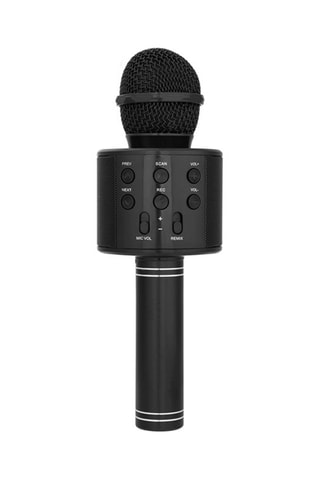 Micro karaoke Bluetooth con funzione registrazione e scheda micro SD - Nero - TechKidz