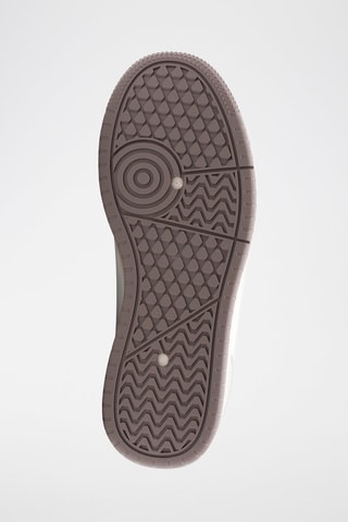 Sneakers - Wit en camel