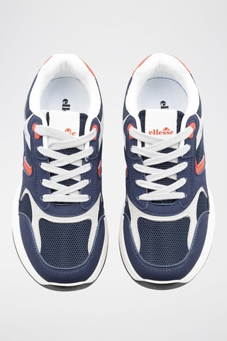 Sneakers - Marineblauw en rood