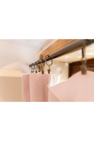 Tenda regolabile in cotone Gaïa - Marshmallow - 140 x 300 cm