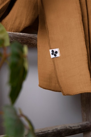 Tenda regolabile in cotone  - Cammello - 140 x 300 cm