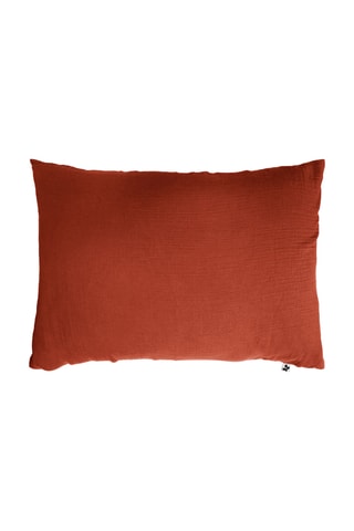 Federa in garza di cotone Gaïa - Terracotta