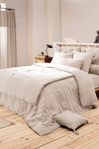 Trapunta in garza di cotone Gaïa - Pampa