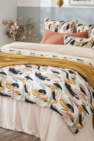 Runner letto Gaïa - Giallo e grigio