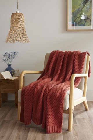 Plaid Olympia - Terracotta - 125 x 150 cm