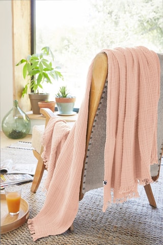 Plaid GaÏa - Marshmallow - 130 x 160 cm