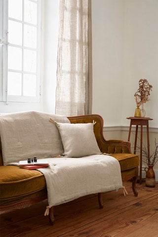 Trapunta in lino Soline - Sabbia