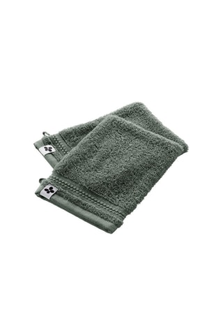 2 guanti da bagno in cotone Garance - Rosmarino