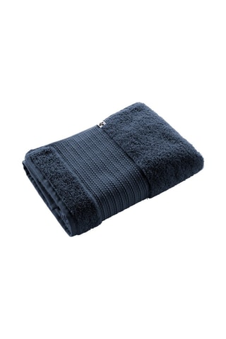 Telo doccia in cotone Garance - Notte - 70 x 130 cm