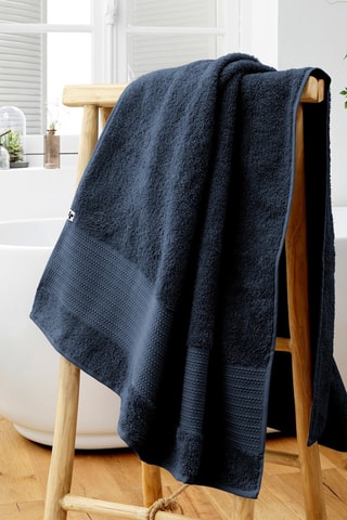 Telo bagno in cotone Garance - Notte - 90 x 150 cm