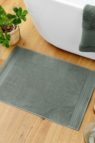 Tappetino bagno in cotone Garance - Rosmarino - 50 x 70 cm