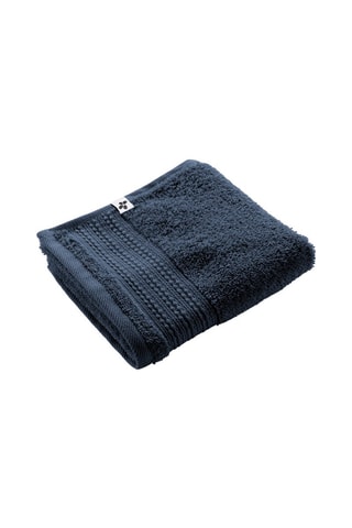 Asciugamano ospite in cotone Garance - Notte - 30 x 50 cm