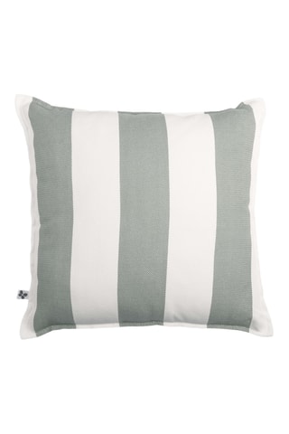 Copricuscino Noa - Bianco e verde salvia - 45 x 45 cm