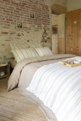 Copriletto in cotone 31 fili/cm² Tom - Bianco