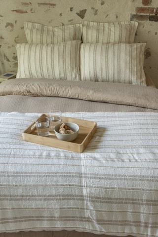 Copriletto in cotone 31 fili/cm² Tom - Bianco