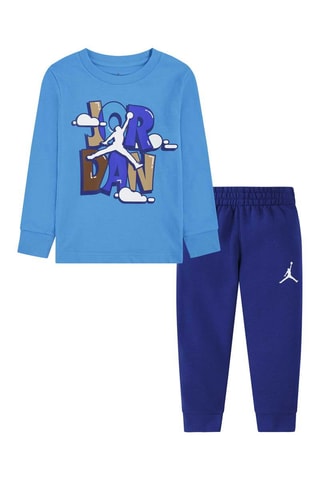 Tshirt à manches longues et jogging - Bleu