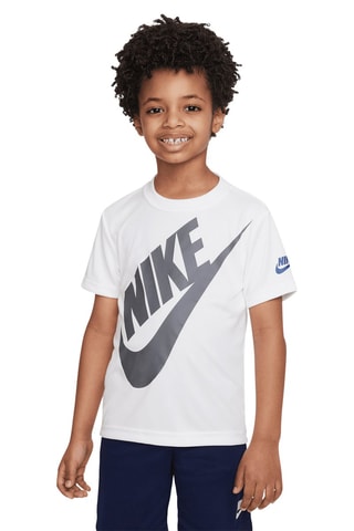 Tshirt et short - Blanc, bleu et gris