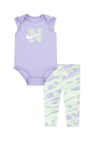 Body et legging Frep in Your Step - Blanc et violet