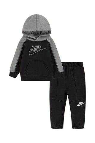 Sweat à capuche et pantalon - Noir et gris