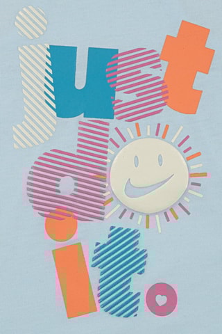 Débardeur et short - Blanc, bleu et orange