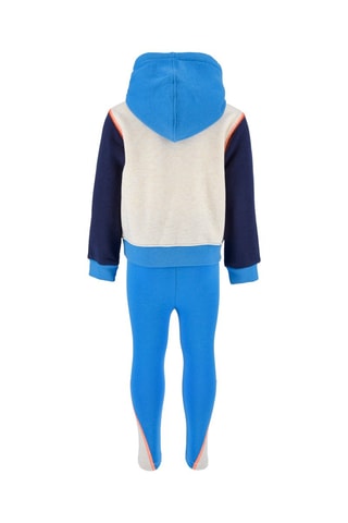 Sweat à capuche et legging - Nike - Bleu, orange et gris