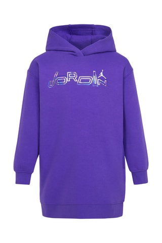 Robe sweat à capuche - Violet