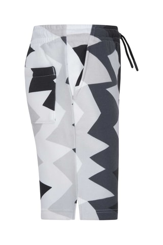 Short - Blanc, noir et gris