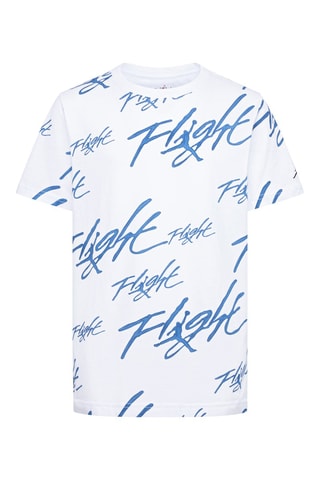 Tshirt JM Painted - Blanc et bleu