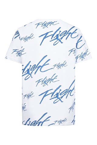 Tshirt JM Painted - Blanc et bleu