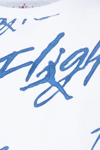 Tshirt JM Painted - Blanc et bleu