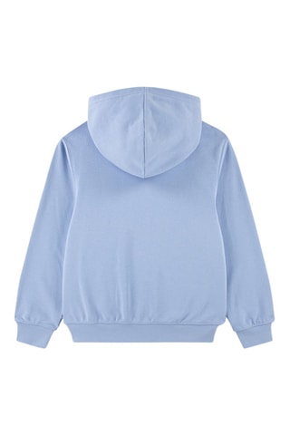 Sweat à capuche - Blanc, noir, bleu et rose