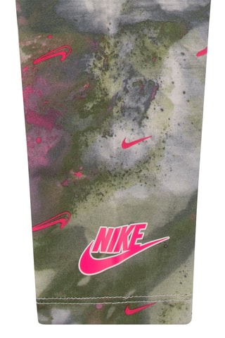 Sweat à capuche et legging tie and dye - Vert, violet, rose et gris