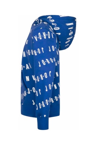 Sweat à capuche - Blanc et bleu