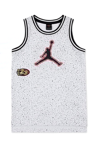 Débardeur - Blanc, noir et rouge