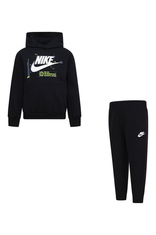 Sweat à capuche et jogging Fleece - Noir