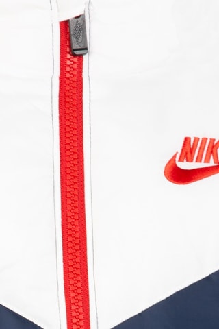 Veste bi-matière - Blanc, bleu et gris