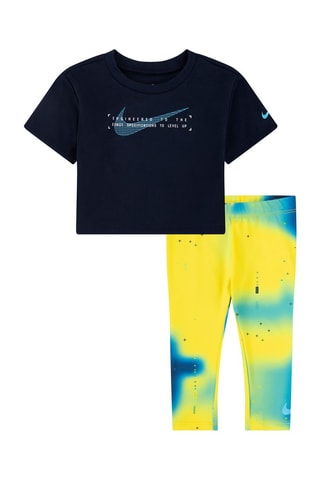Tshirt et legging - Bleu et jaune