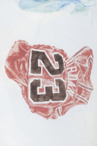 Tshirt - Blanc, orange et rose