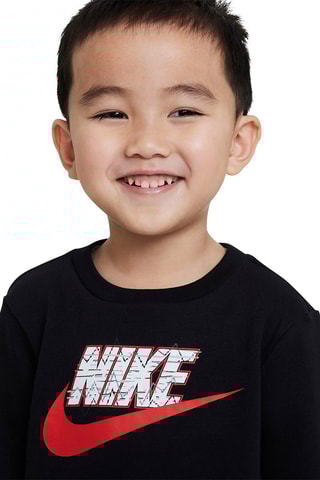 Sweat et pantalon - Blanc, noir, rouge et gris