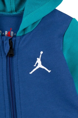 Combinaison à capuche - Blanc, bleu et jaune