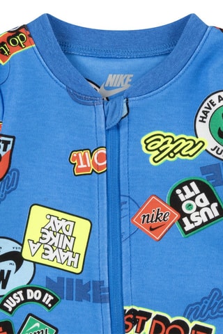 Grenouillère Aop Footed Coverall - Bleu