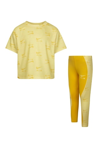 T-shirt et legging - Nike - Jaune